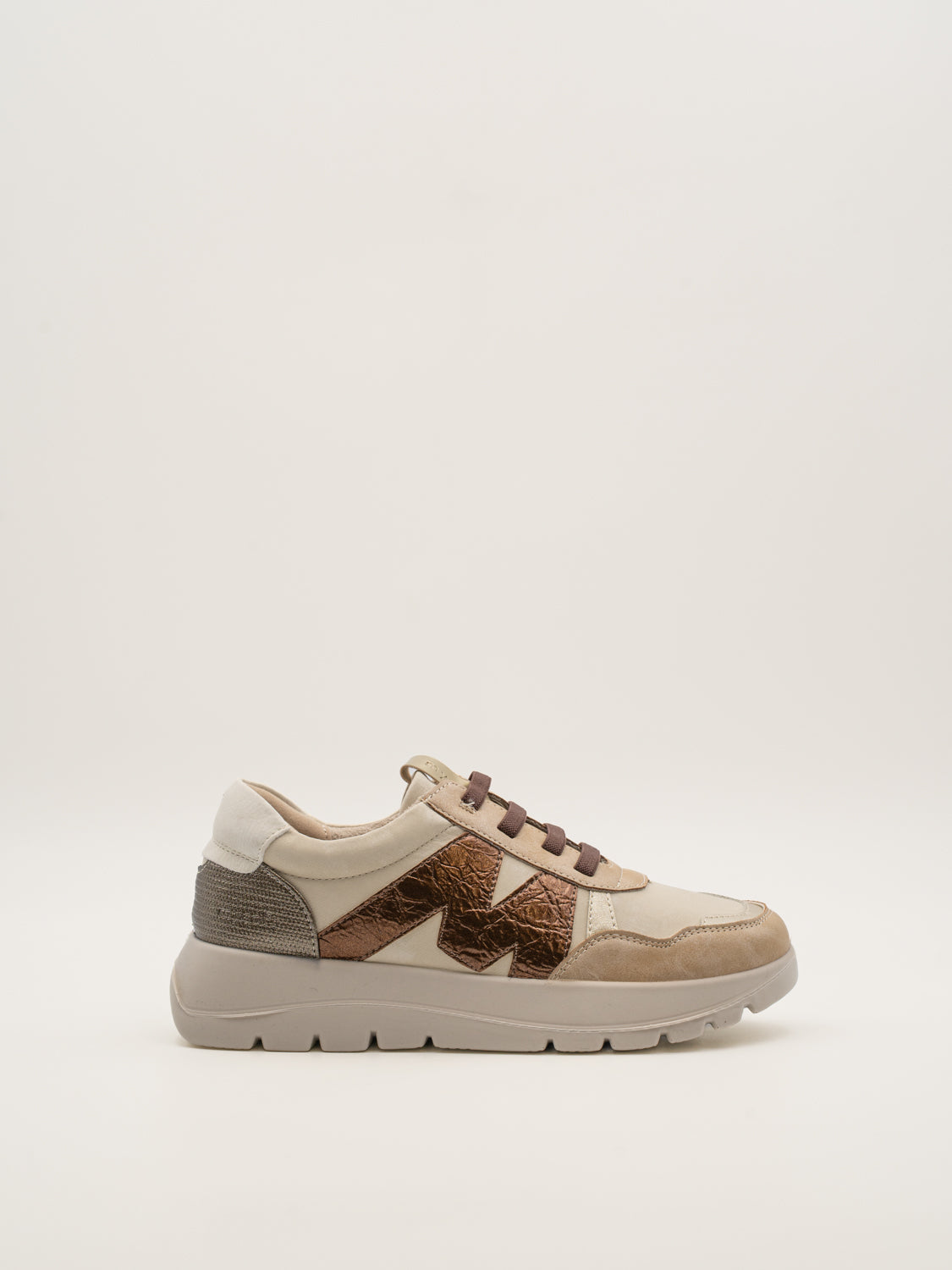 CYPRESS - 25M622 Zapatillas de plataforma mujer con cordones elásticos