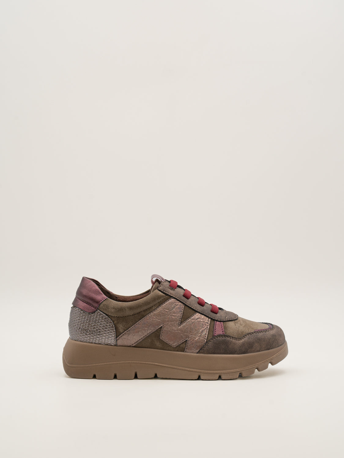 CYPRESS - 25M622 Zapatillas de plataforma mujer con cordones elásticos