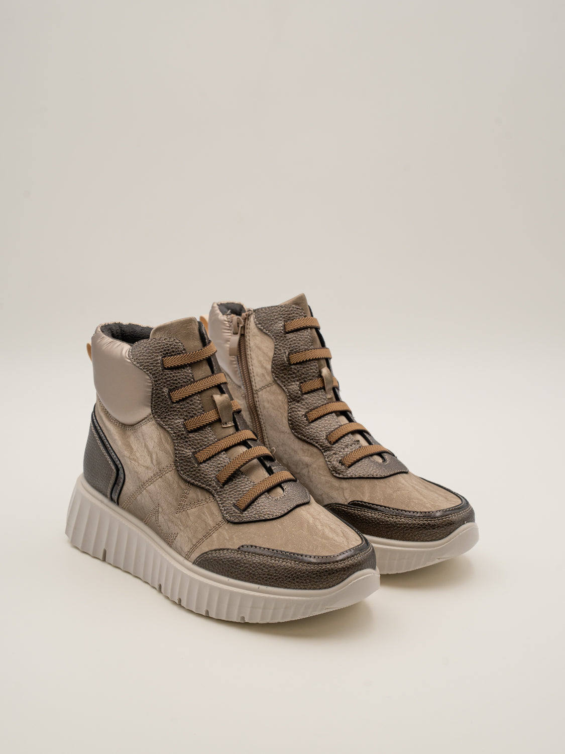 Botines de plataforma de mujer HUSH en taupe, de Mysoft (vista 2)