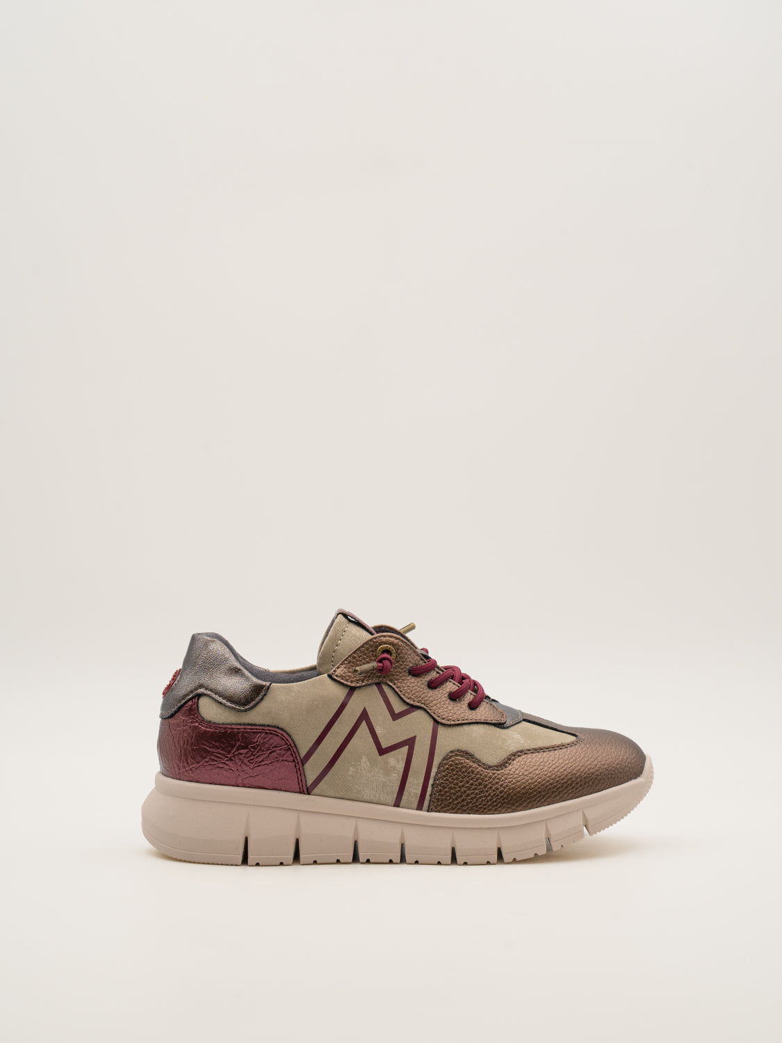 TAWNY - 25M640  Zapatillas de mujer con cordones elásticos