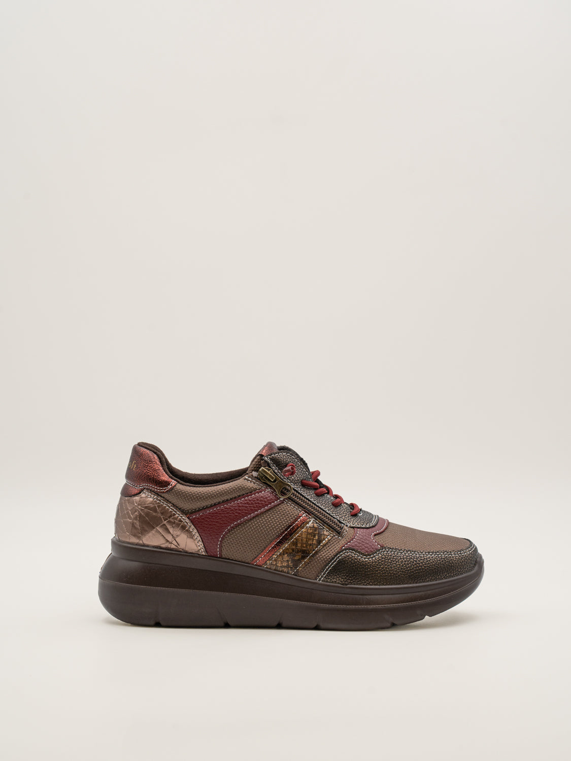 THORN - 26M600 Zapatillas de plataforma mujer con cordones elásticos