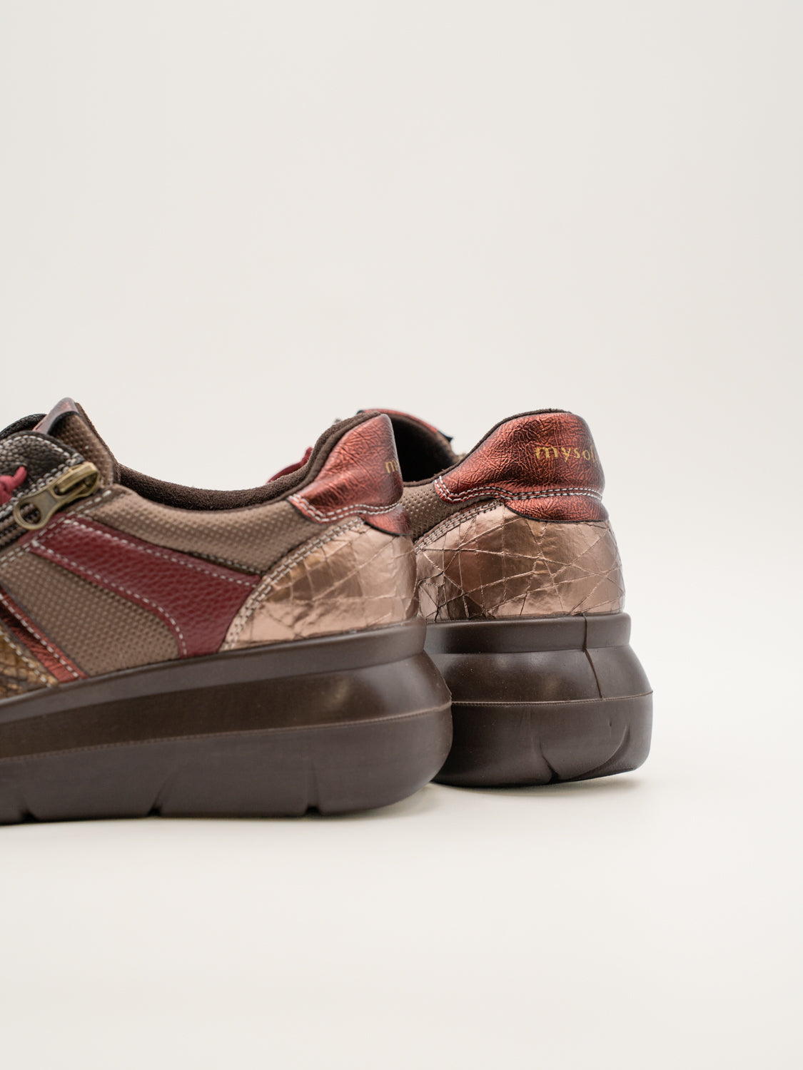 THORN - 26M600 Zapatillas de plataforma mujer con cordones elásticos