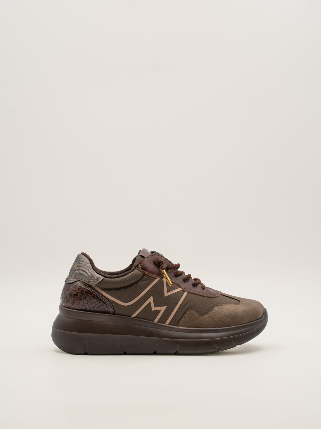 SABLE - 26M601 Zapatillas de plataforma mujer con cordones elásticos