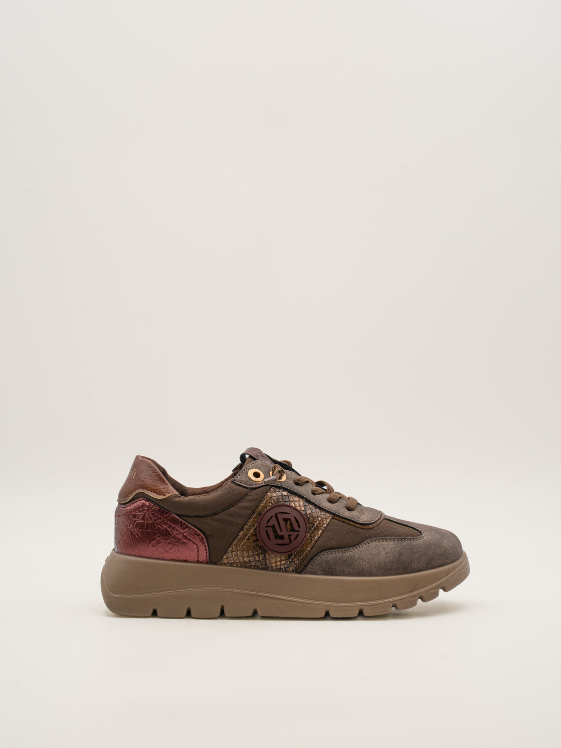 SPRUCE - 26M623 Zapatillas de plataforma mujer con cordones elásticos