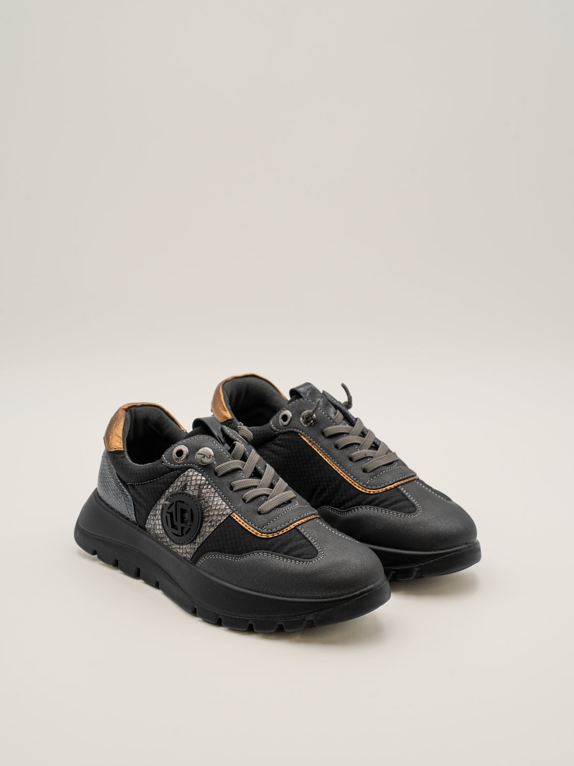 SPRUCE - 26M623 Zapatillas de plataforma mujer con cordones elásticos