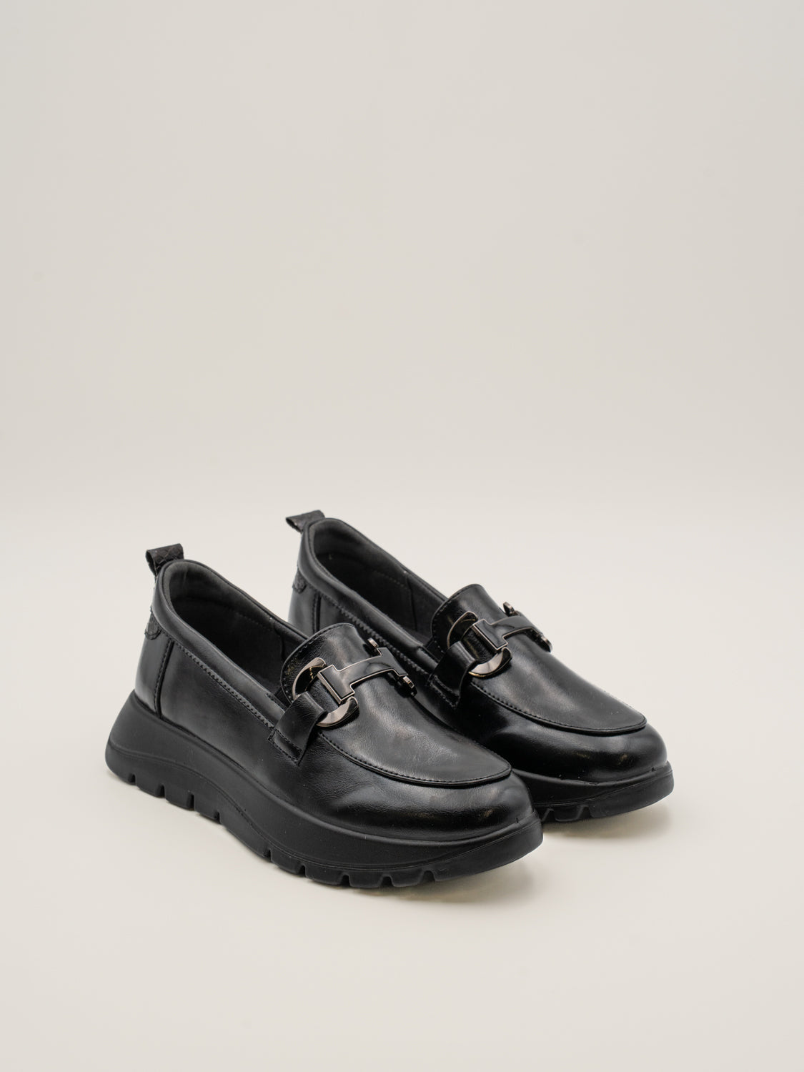 COOPER - 26M626 Mocasines plataforma mujer con hebilla