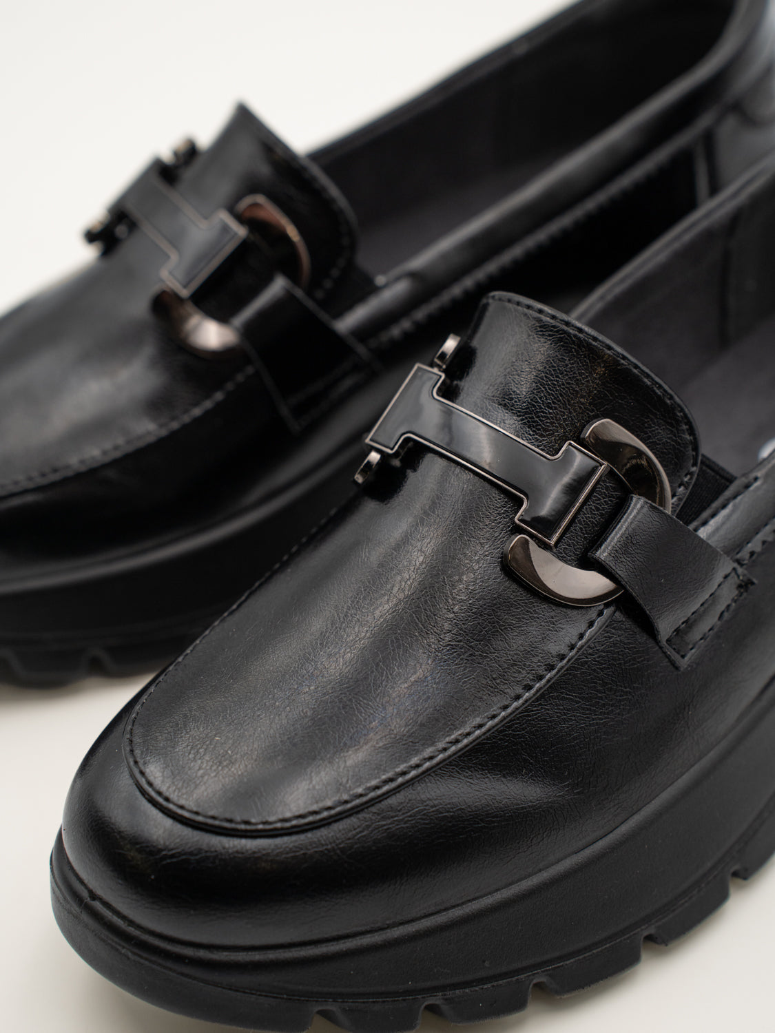 COOPER - 26M626 Mocasines plataforma mujer con hebilla