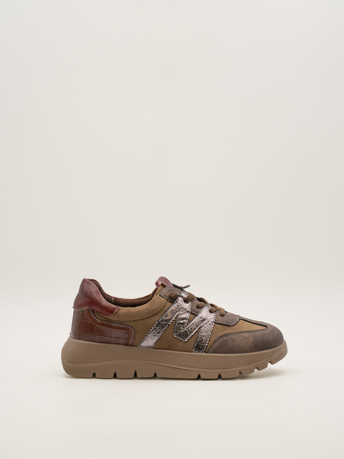 BRIAR - 26M627 Zapatillas de plataforma mujer con cordones elásticos